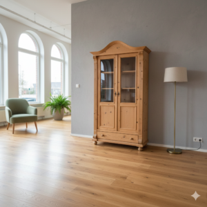 Vitrine Geschirrschrank Kiefer 1,17 m