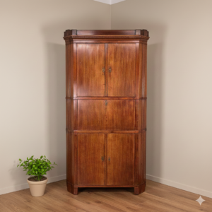 Eckschrank Empire 1800 Kirschbaum