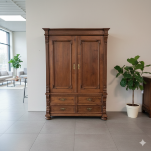 Schrank Kleiderschrank Gründerzeit 1880 Eiche