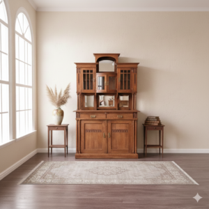 Buffetschrank Schrank Jugendstil 1900 Nussbaum