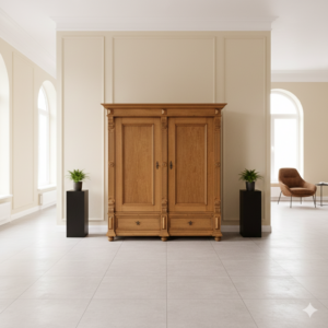 Schrank Kleiderschrank Gründerzeit 1880 Eiche