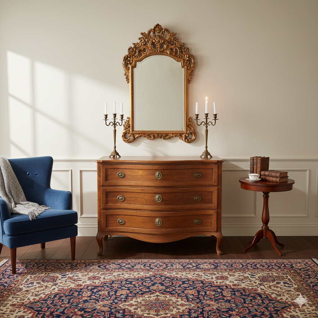 Kommode Barock 1770 Kirschbaum – Bild 2