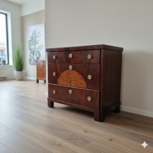 Kommode Biedermeier 1850 Mahagoni