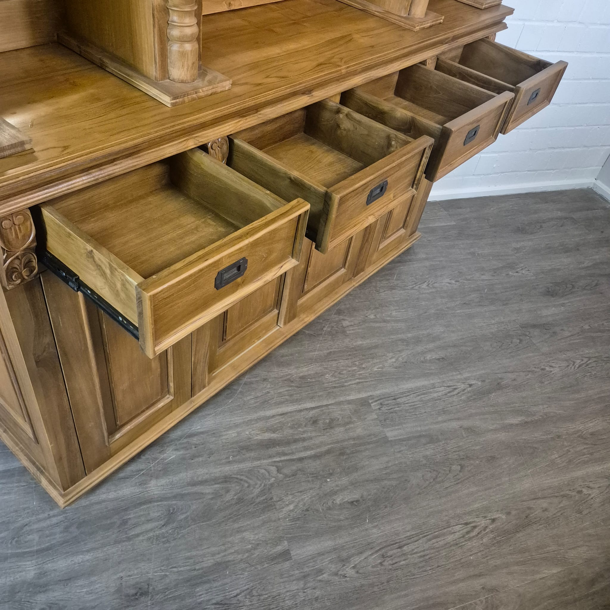 Empire Bar Theke Teakholz 2,00 m – Bild 21