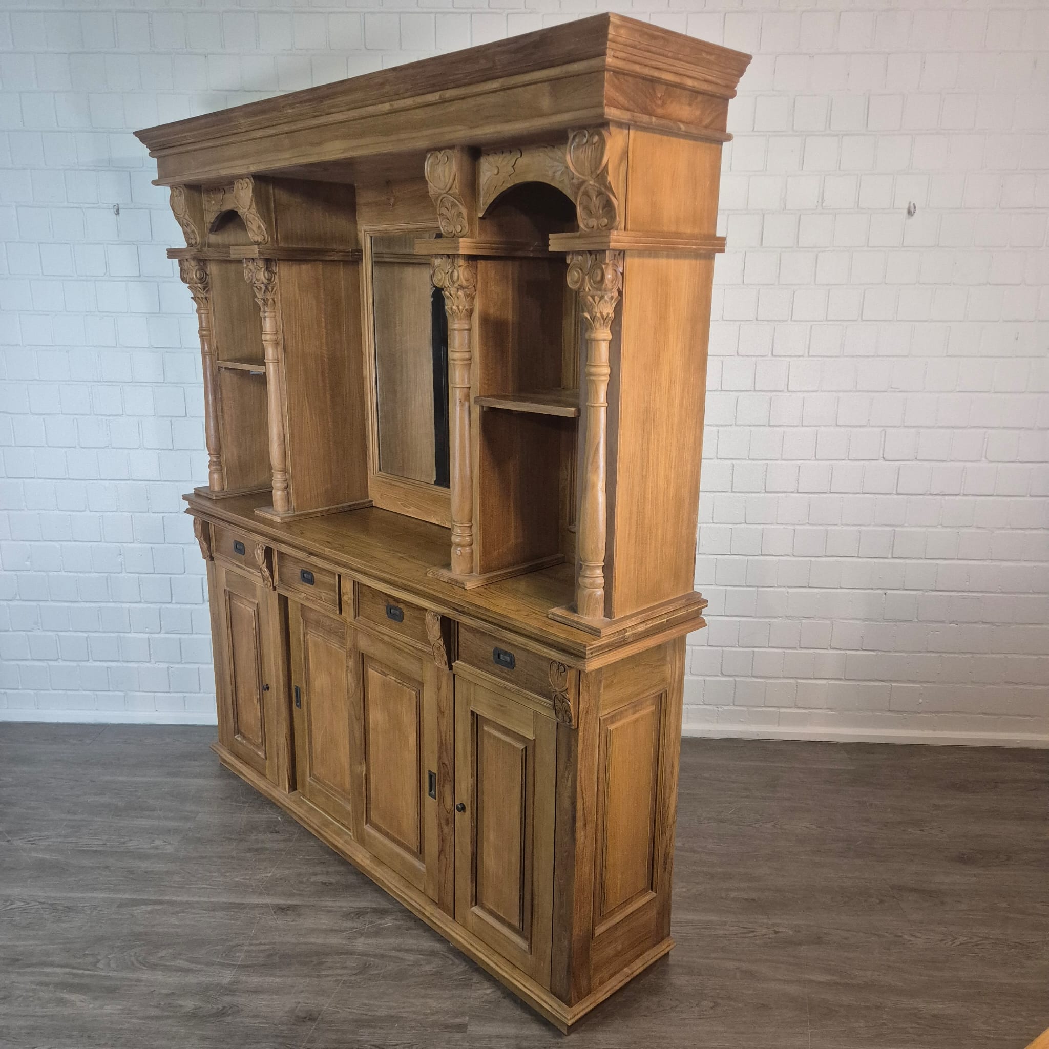 Empire Bar Theke Teakholz 2,00 m – Bild 8