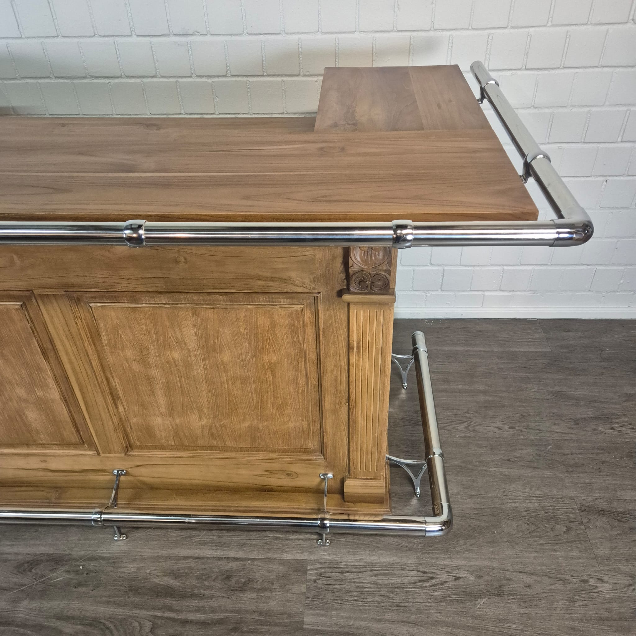 Empire Bar Theke Teakholz 2,00 m – Bild 32