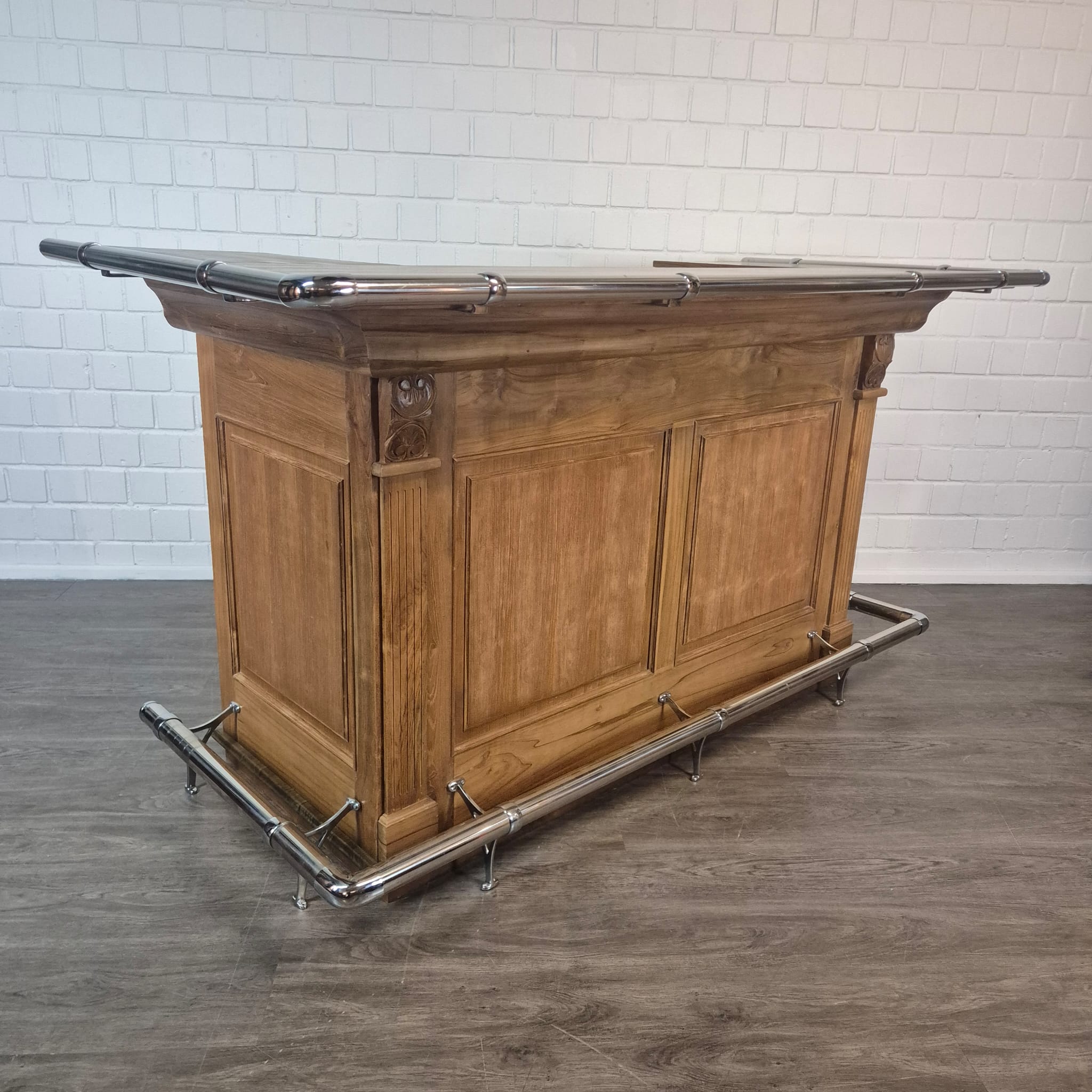 Empire Bar Theke Teakholz 2,00 m – Bild 27