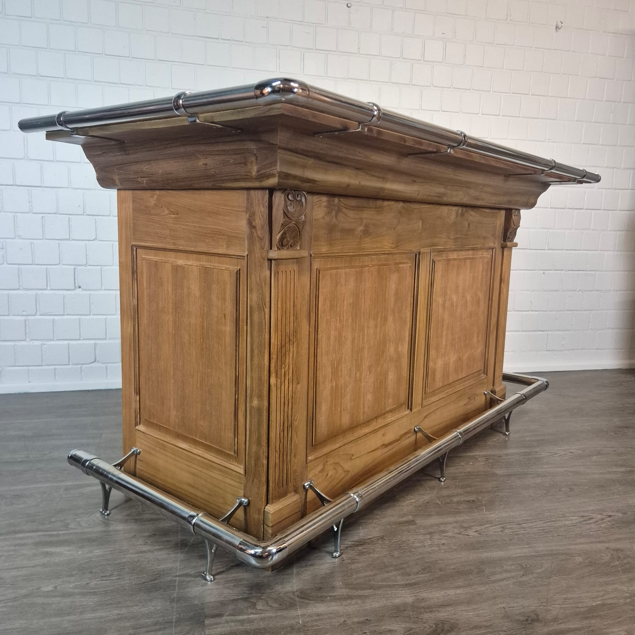 Empire Bar Theke Teakholz 2,00 m – Bild 28