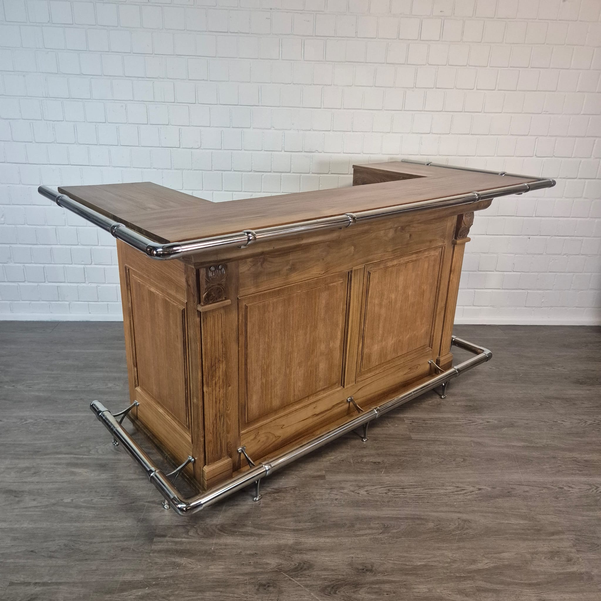 Empire Bar Theke Teakholz 2,00 m – Bild 26