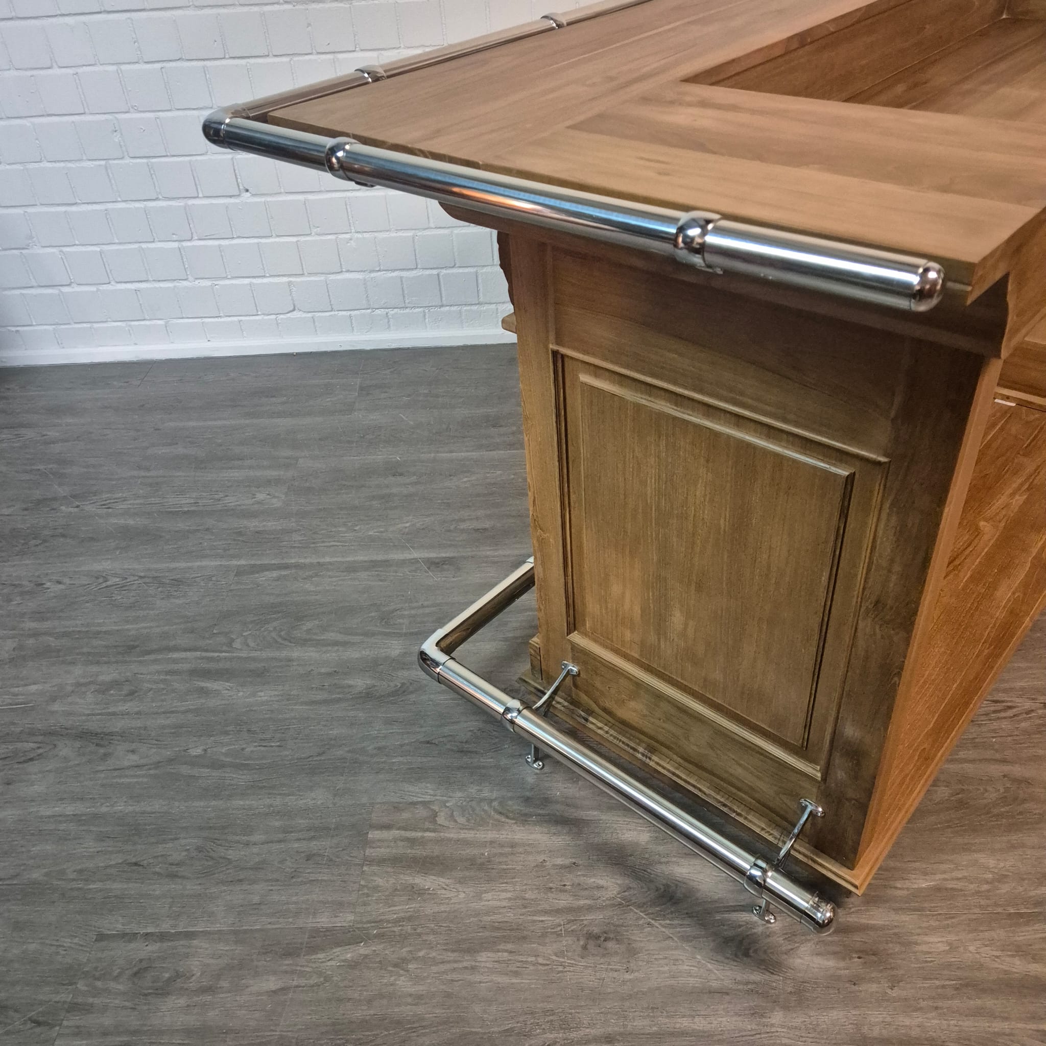 Empire Bar Theke Teakholz 2,00 m – Bild 33