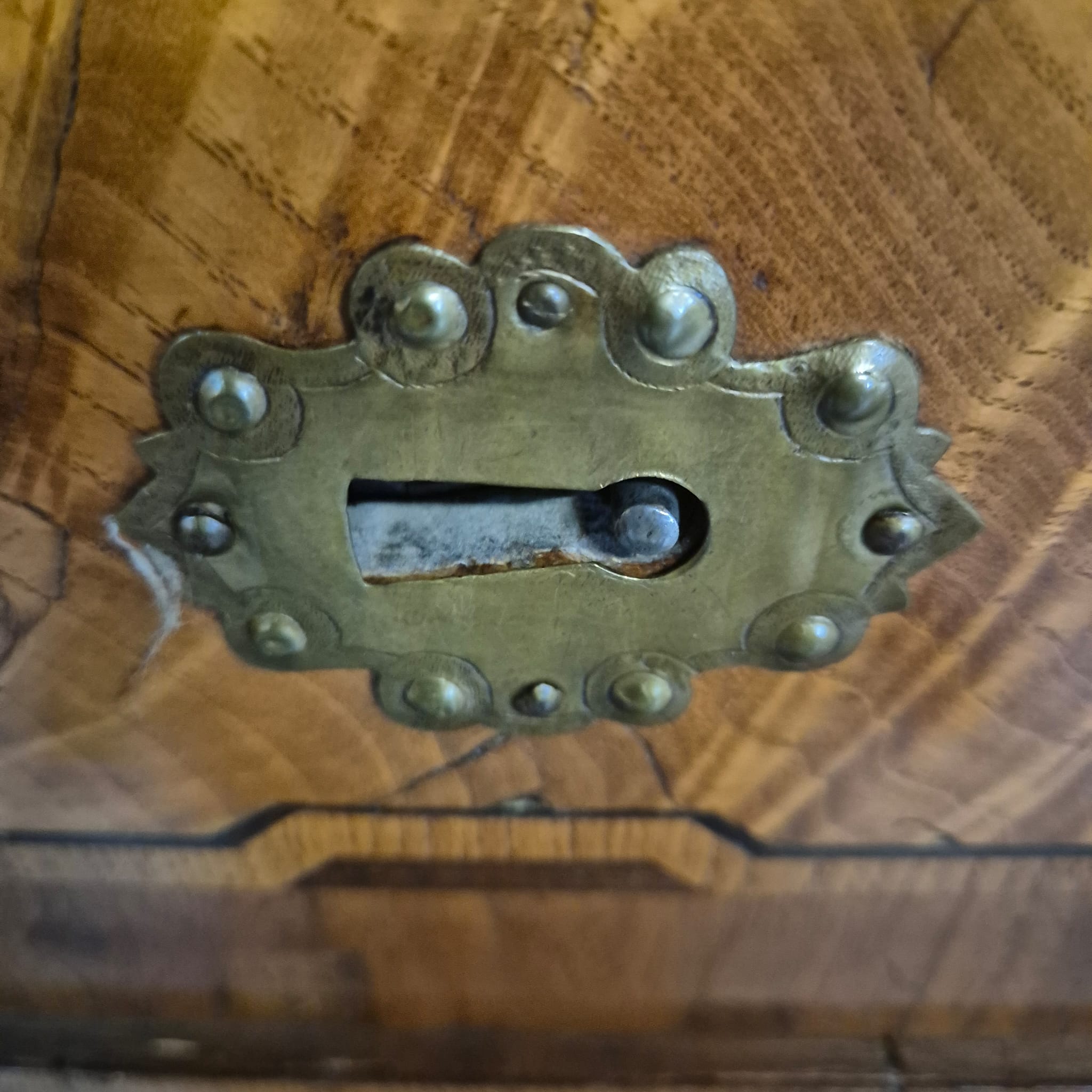 Schrank Kabinettschrank Barock 1770 Nussbaum – Bild 28