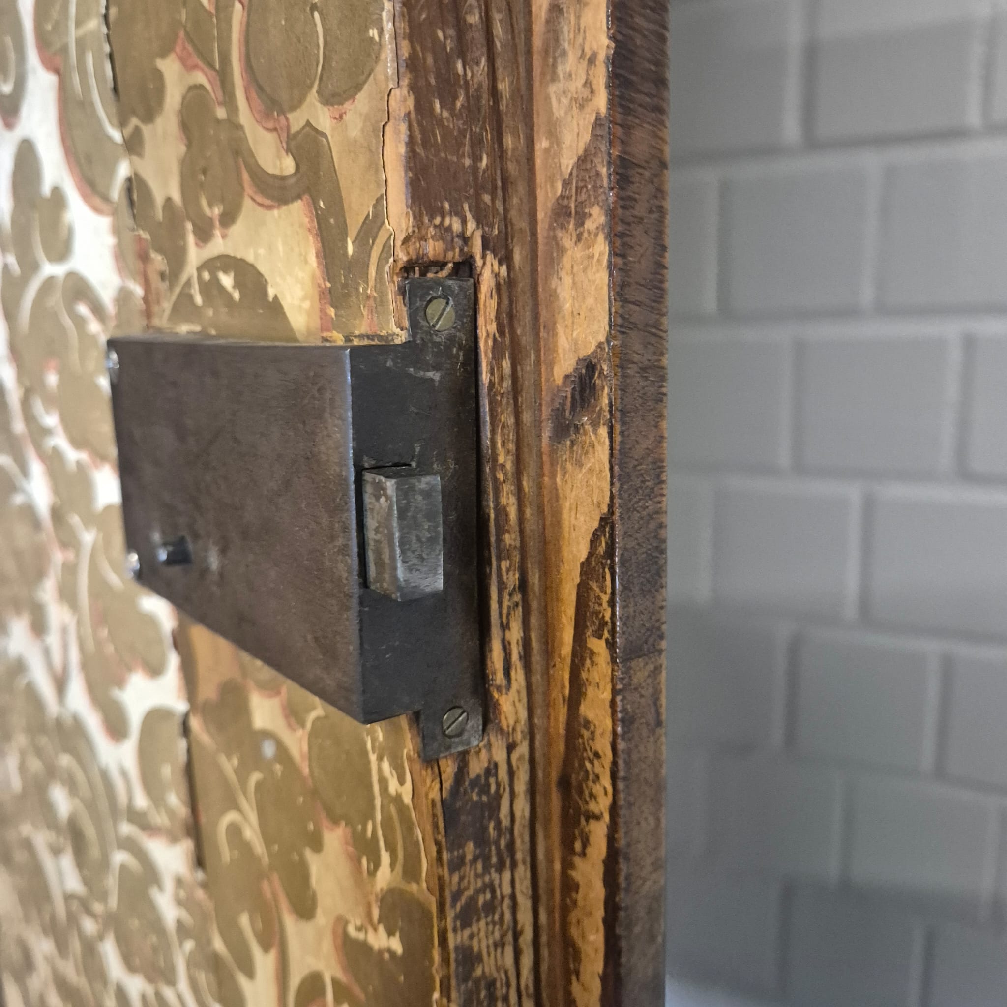 Schrank Kabinettschrank Barock 1770 Nussbaum – Bild 16