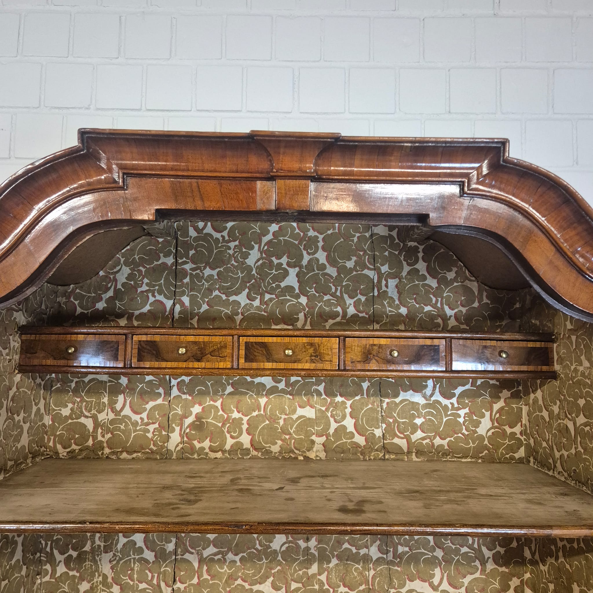 Schrank Kabinettschrank Barock 1770 Nussbaum – Bild 15