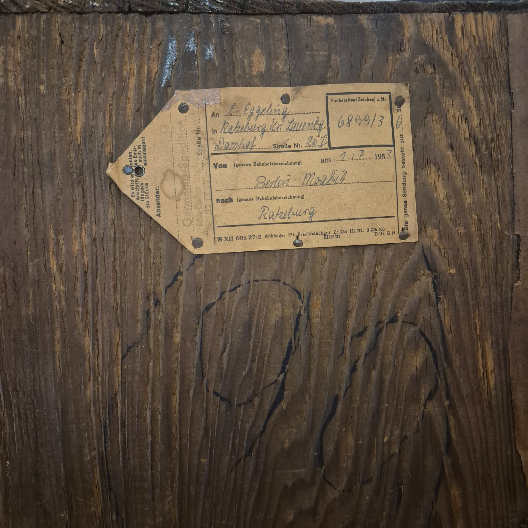 Schrank Kabinettschrank Barock 1770 Nussbaum – Bild 20