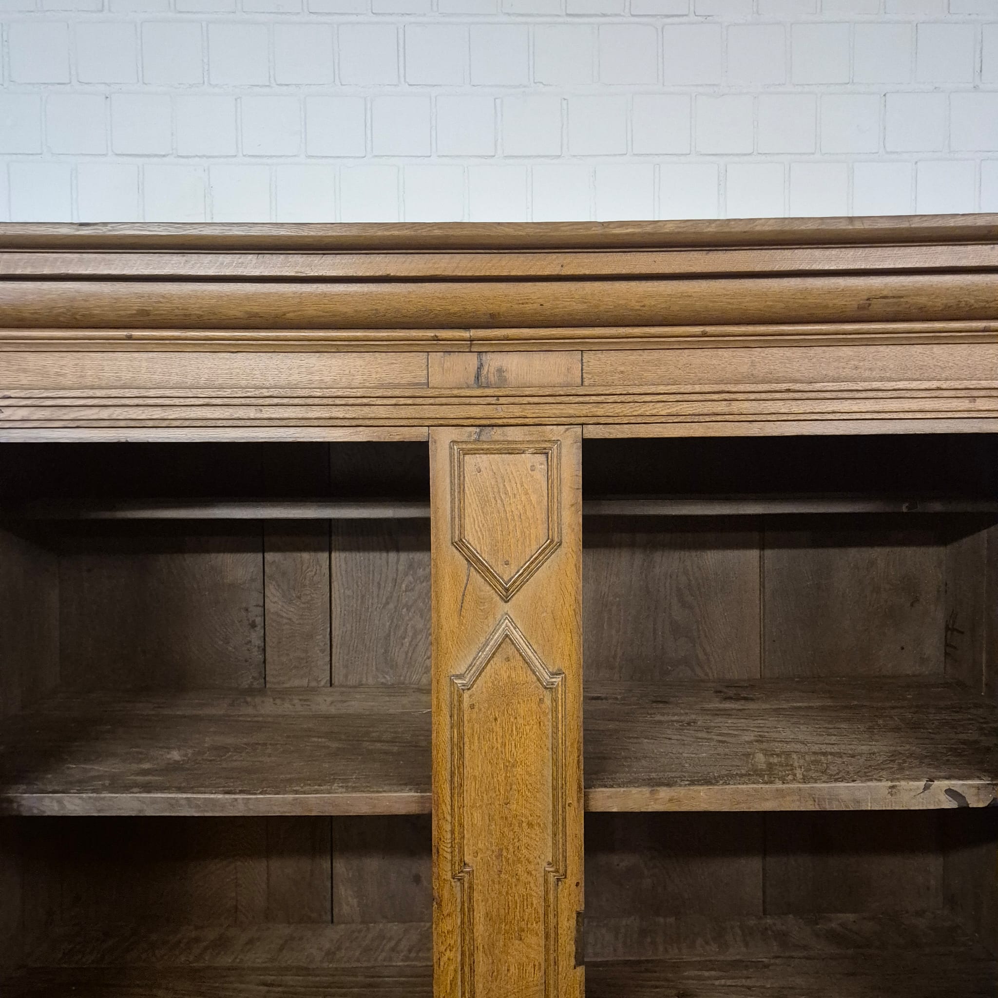 Schrank Kleiderschrank Barock 1770 Eiche – Bild 15