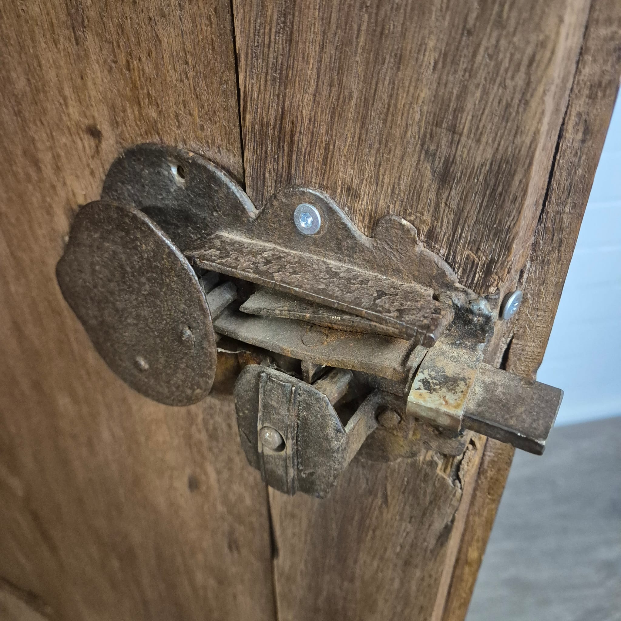 Schrank Kleiderschrank Barock 1770 Eiche – Bild 20