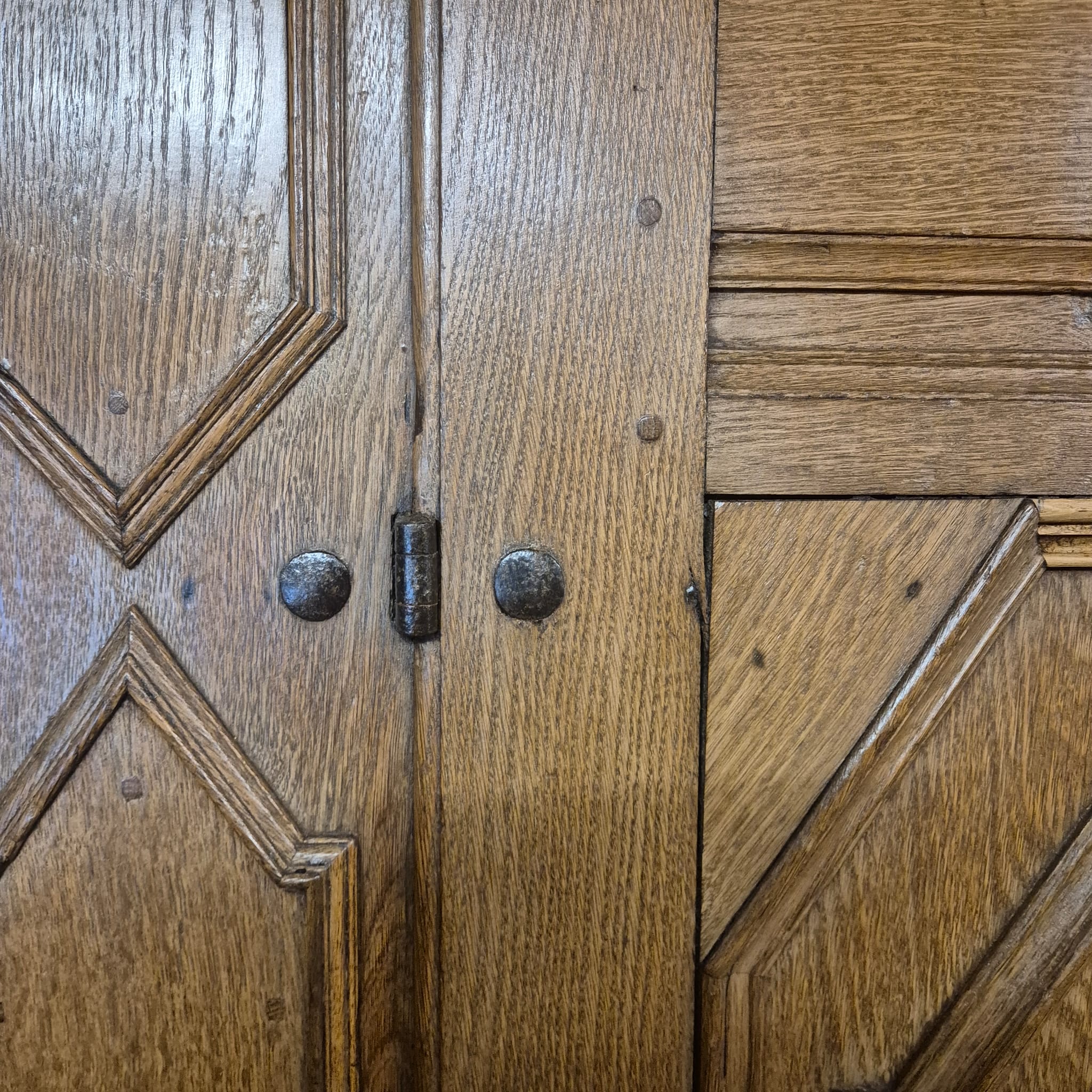 Schrank Kleiderschrank Barock 1770 Eiche – Bild 12