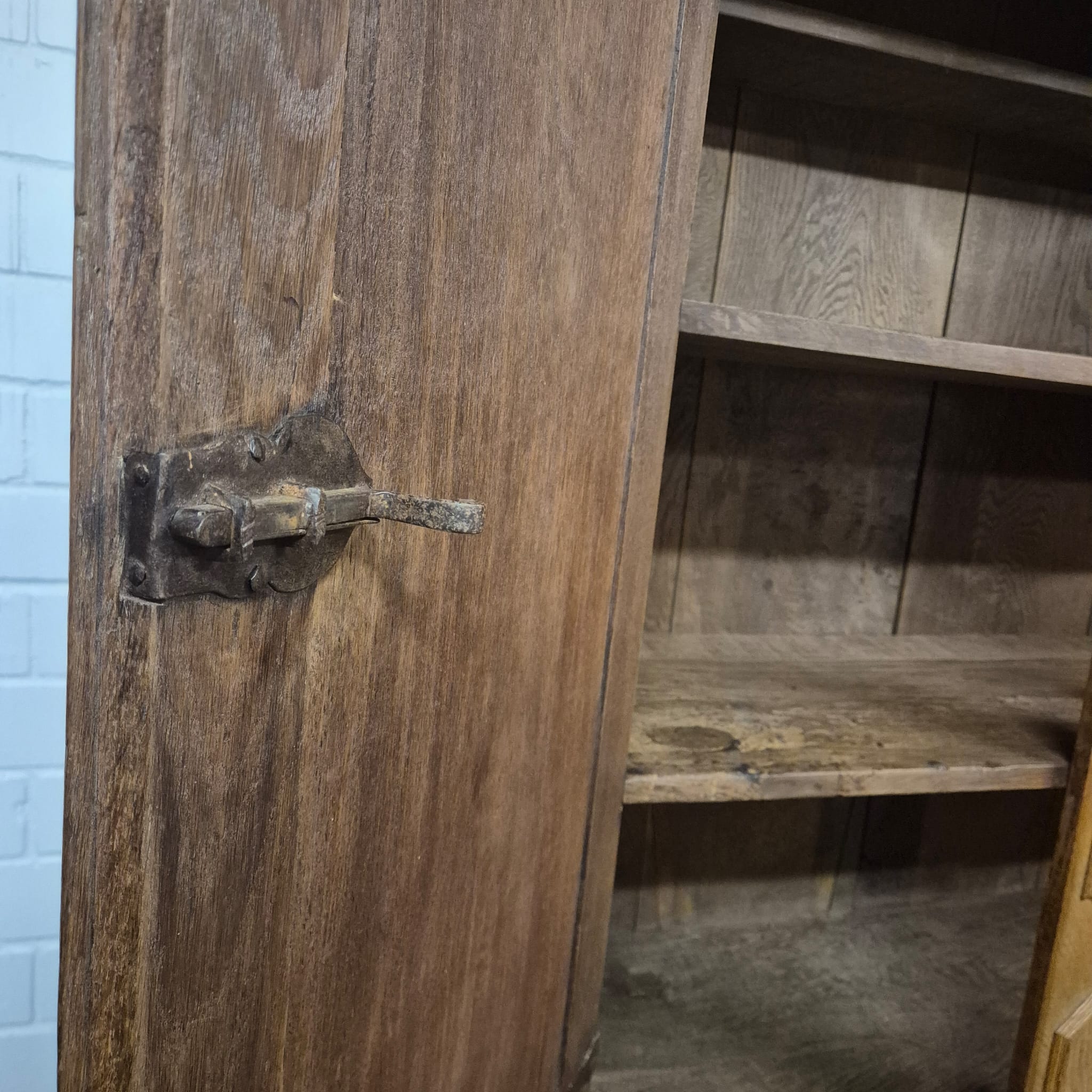 Schrank Kleiderschrank Barock 1770 Eiche – Bild 18