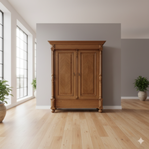 Schrank Kleiderschrank Gründerzeit 1880 Eiche