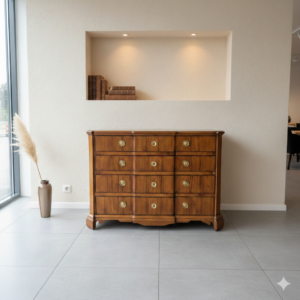 Schminkkommode Kommode Biedermeier 1820 Nussbaum