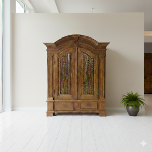 Kleiderschrank Schrank Biedermeier 1820 Eiche