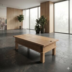 Couchtisch Teakholz 1,40 m x 0,80 m