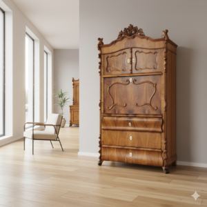 Sekretär Biedermeier 1860 Kirschbaum