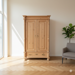 Kleiderschrank Dielenschrank Gründerzeit 1880 Kiefer