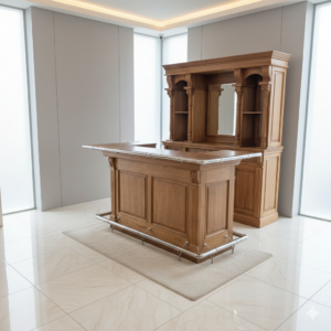 Empire Bar Theke Teakholz 2,00 m