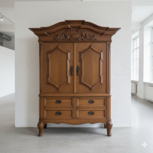 Schrank Kabinettschrank Gründerzeit 1880 Eiche