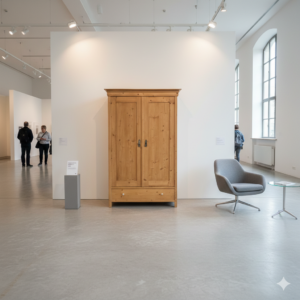 Schrank Kleiderschrank Jugendstil 1910 Kiefer