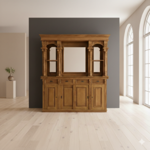 Empire Bar Rückwandbuffet Teakholz 2,00 m