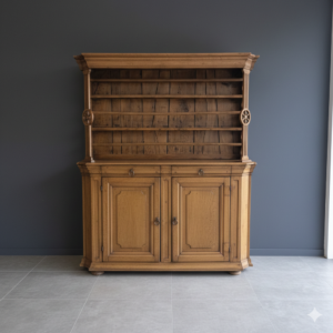 Tellerschrank Buffetschrank Barock 1760 Eiche