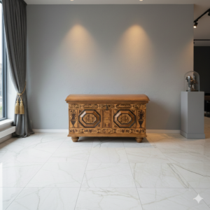 Vierländer Hochzeitstruhe Aussteuertruhe 1823