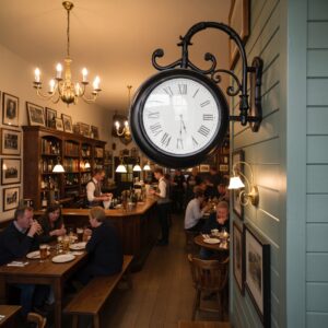 Bahnhofsuhr Wanduhr Ø 0,75 m