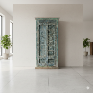 Schrank Kleiderschrank Teakholz 1,00 m