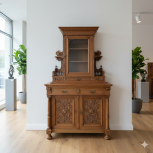 Buffetschrank Schrank Gründerzeit 1880 Nussbaum