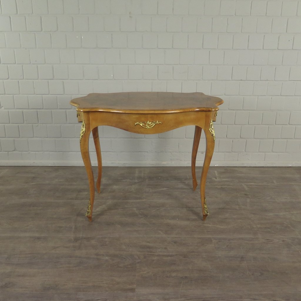 Dresdener Barock Tisch Esstisch 1880 Nussbaum – Bild 4