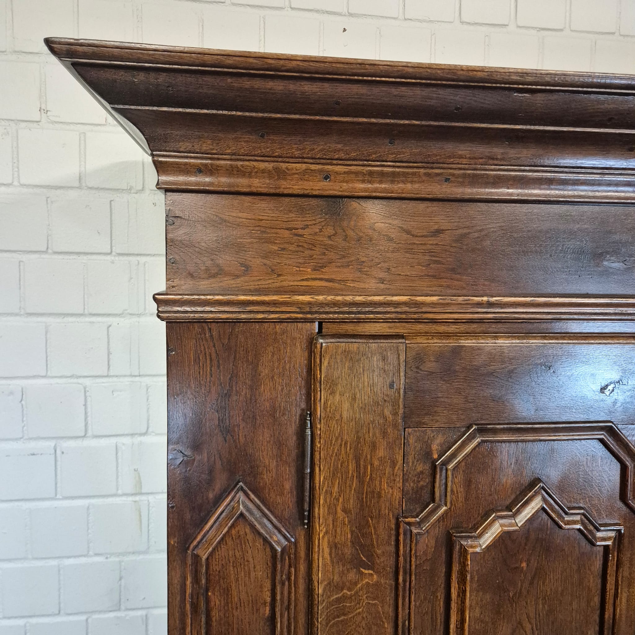 Schrank Kleiderschrank Barock 1770 Eiche – Bild 9