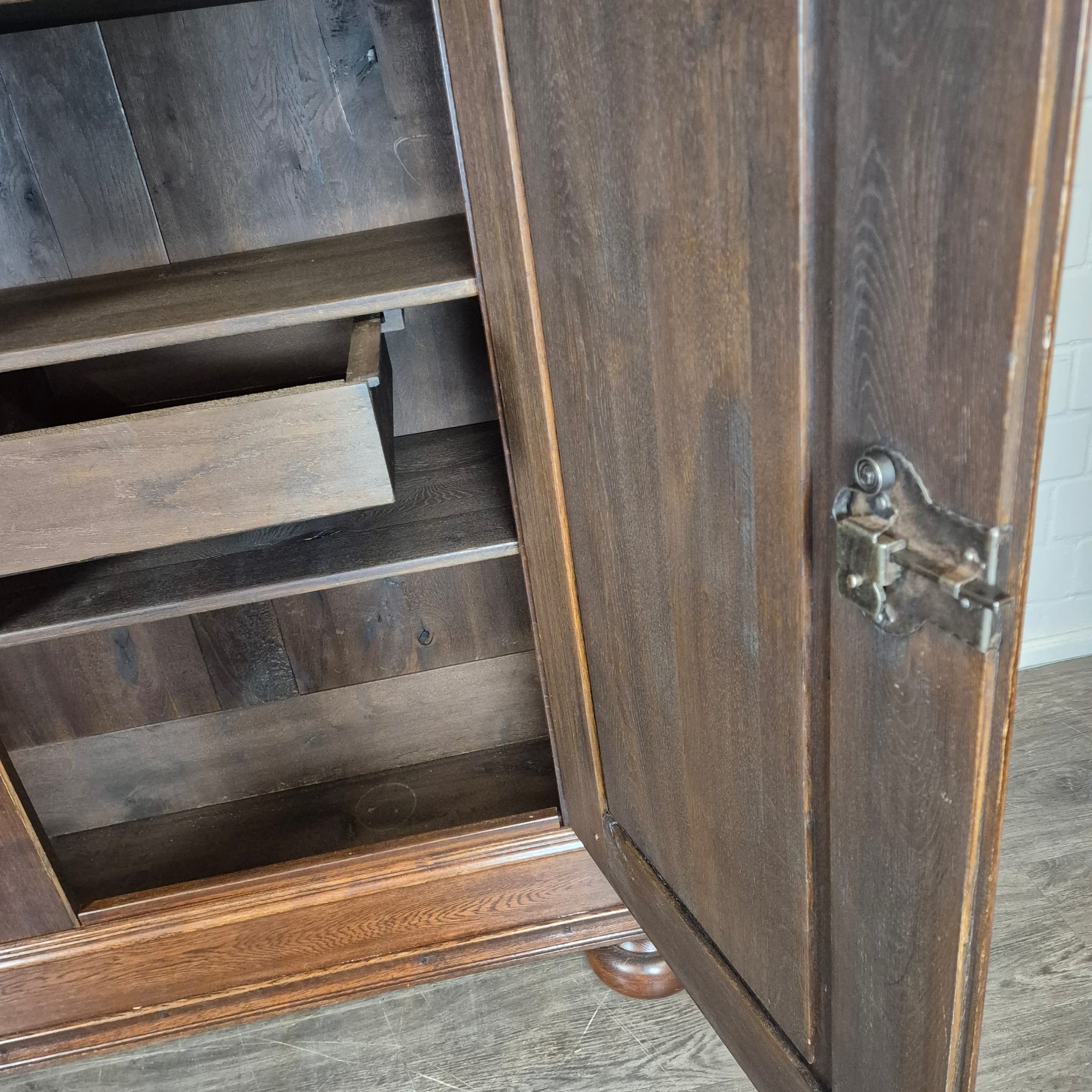 Schrank Kleiderschrank Barock 1770 Eiche – Bild 18