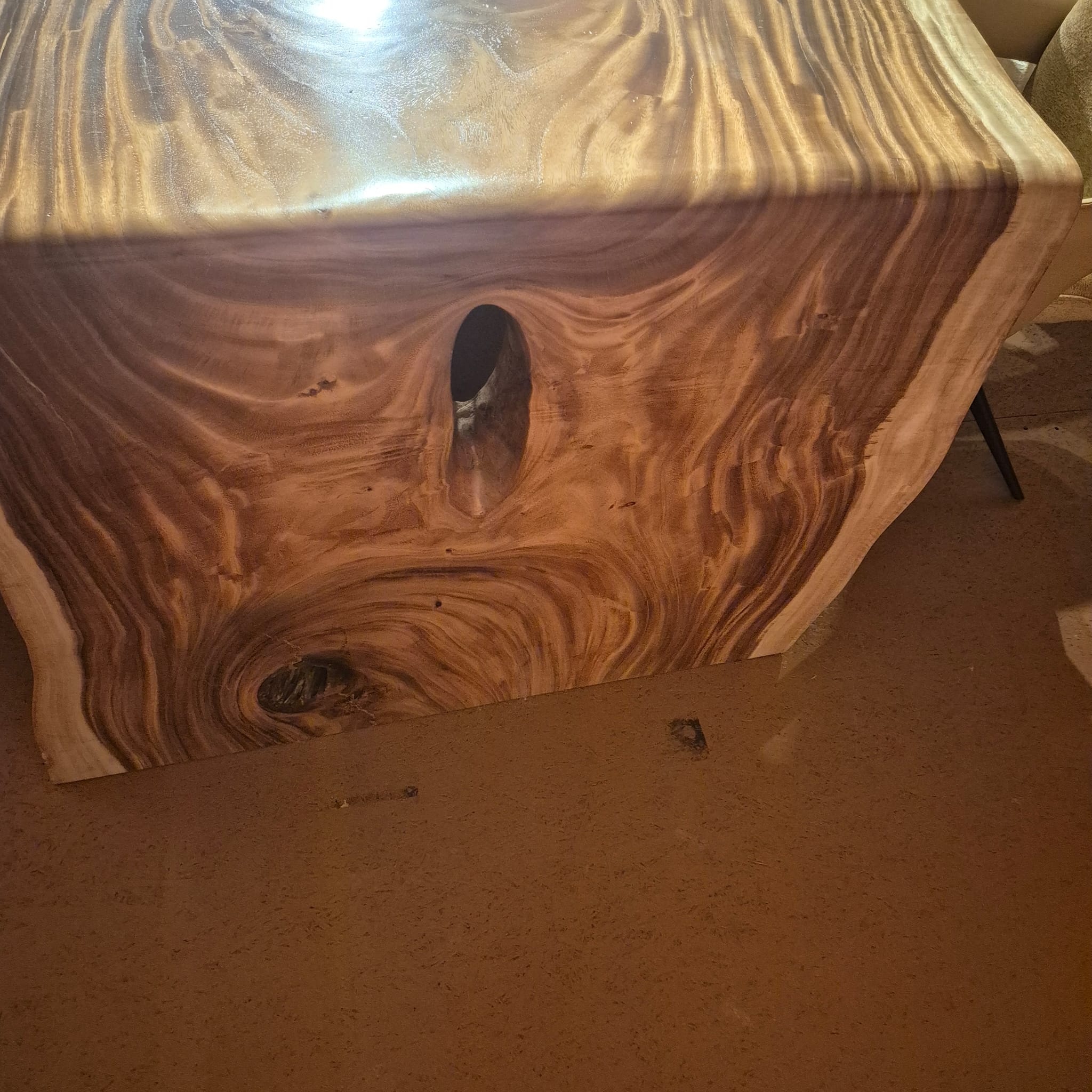 Esstisch Baumstamm-Tisch Akazie 3,30 m x 1,65 m – Bild 14