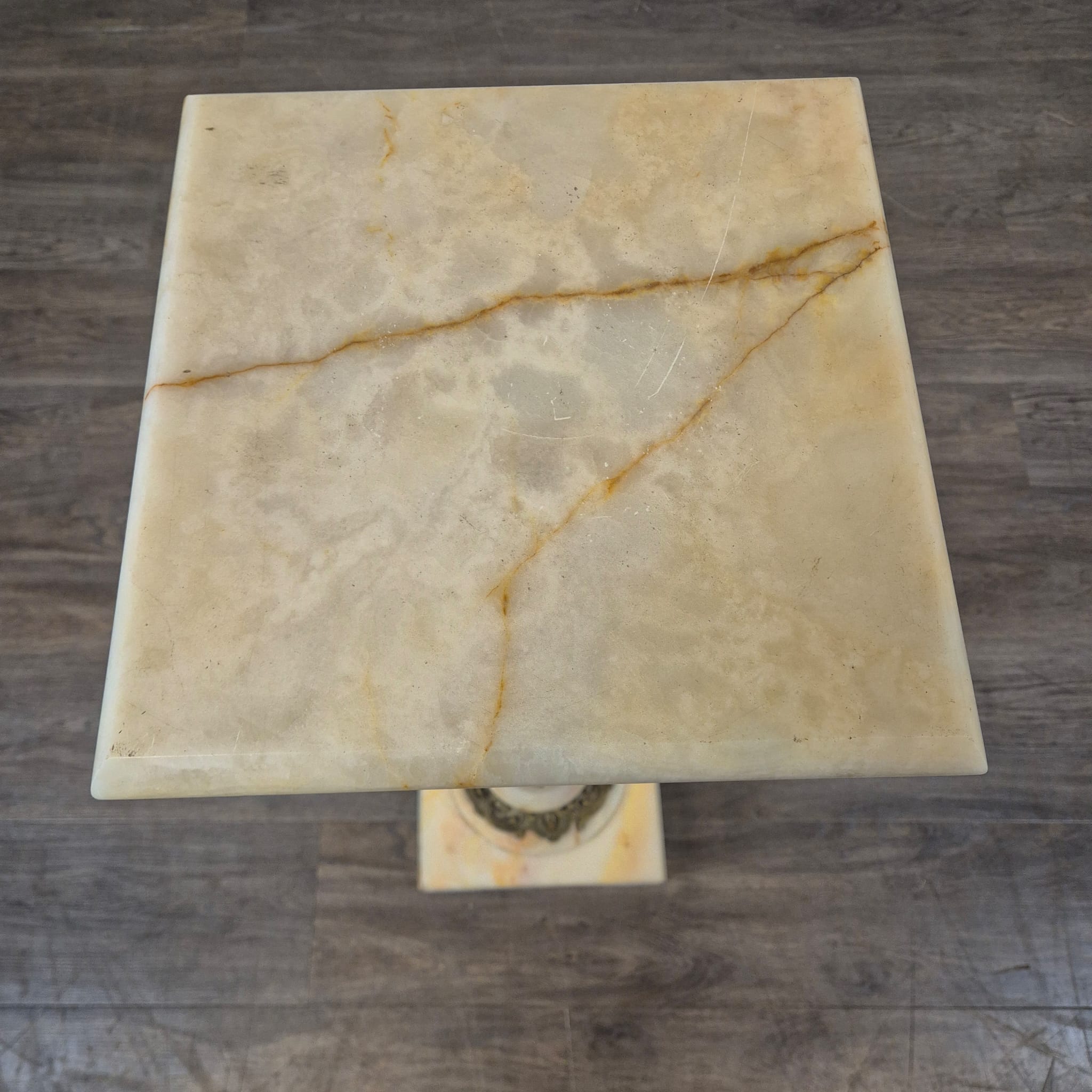 Säule Pfeiler Gründerzeit 1880 Marmor Bronze – Bild 7