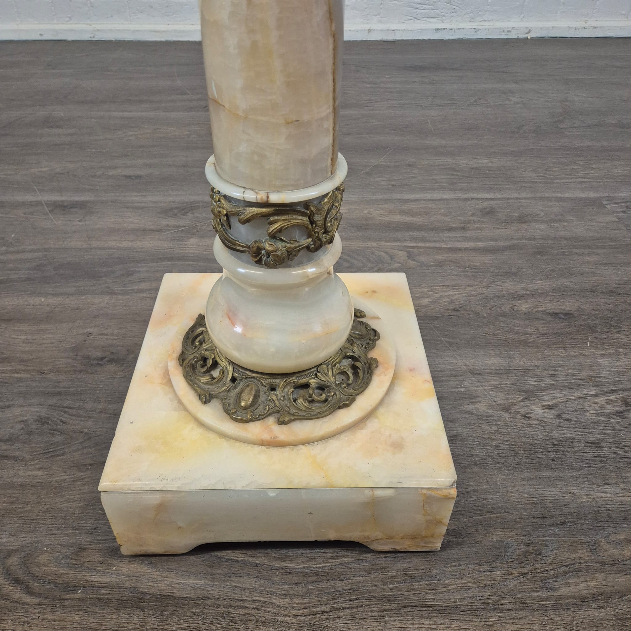 Säule Pfeiler Gründerzeit 1880 Marmor Bronze – Bild 12