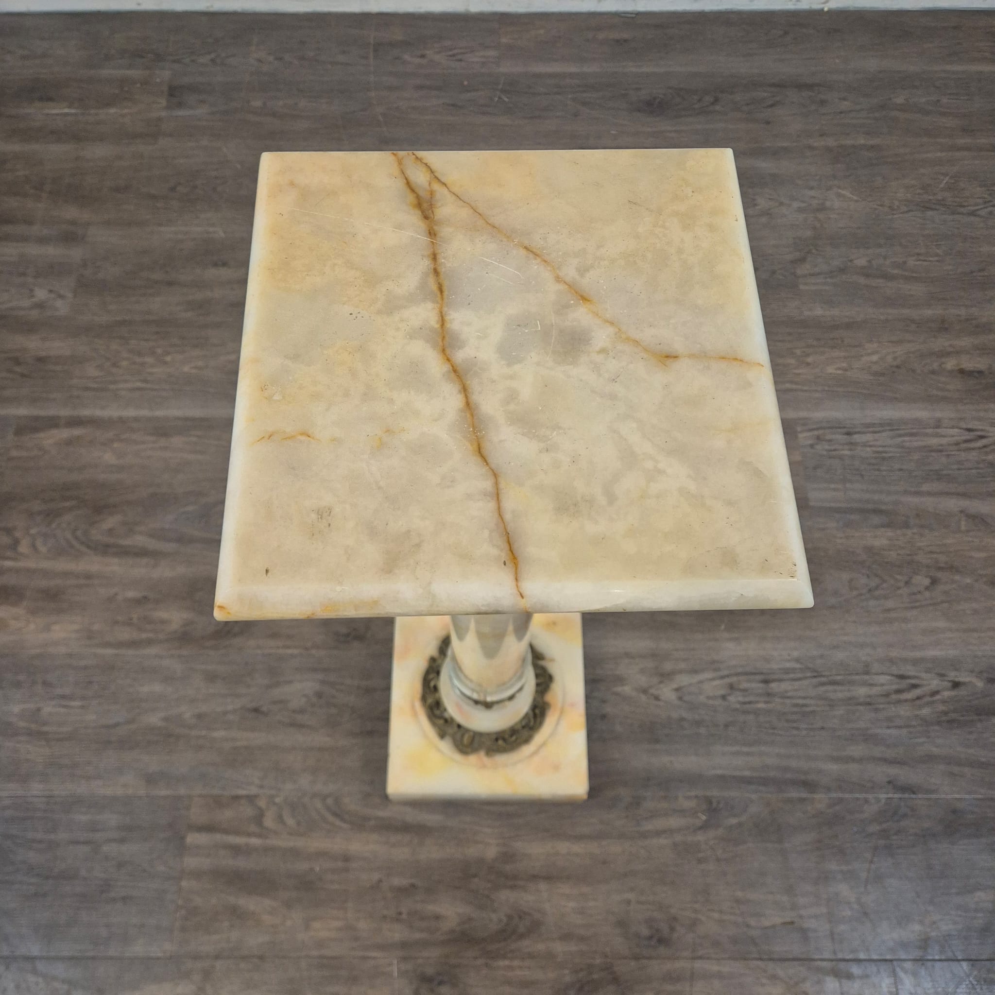 Säule Pfeiler Gründerzeit 1880 Marmor Bronze – Bild 6