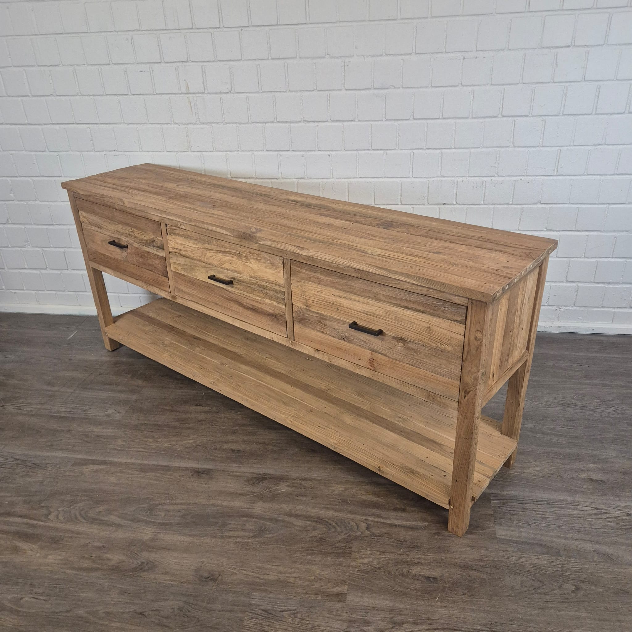 Wandtisch Sideboard Teakholz 2,00 m – Bild 5