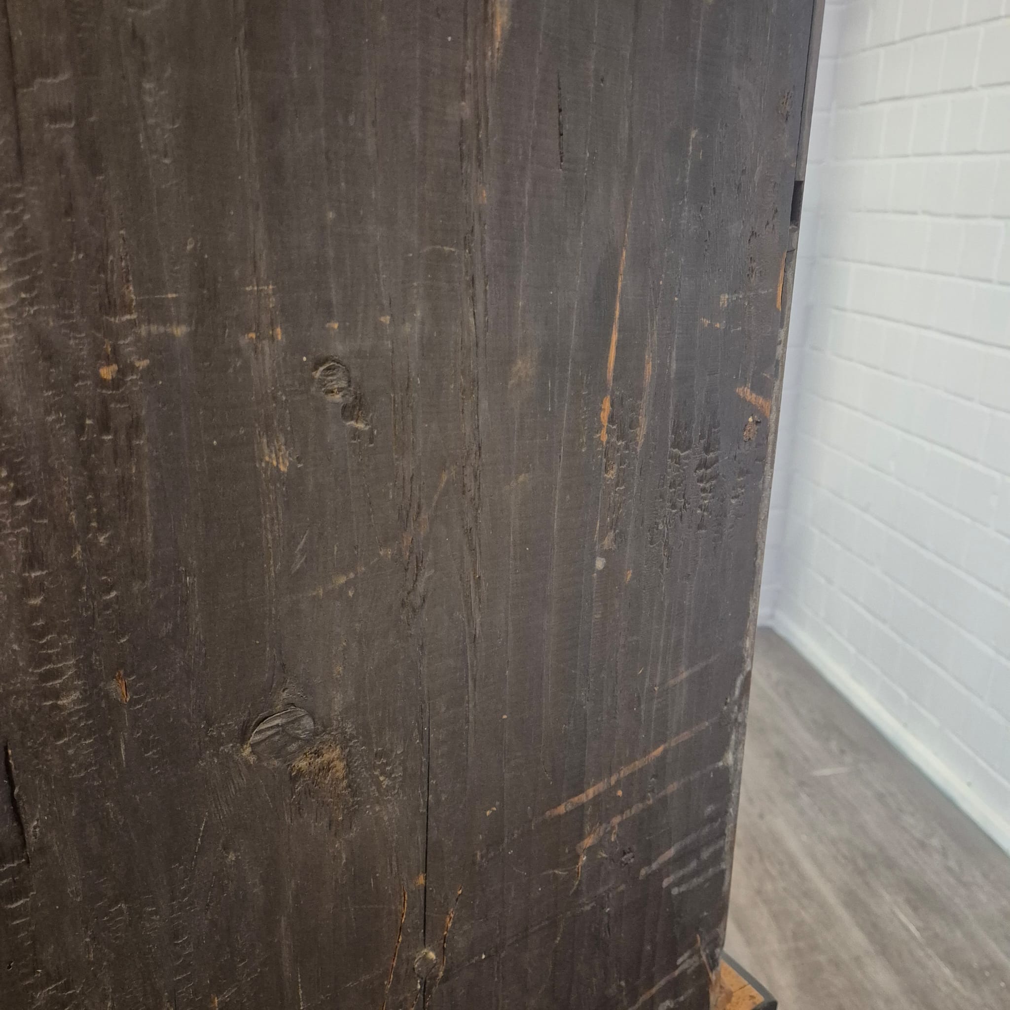 Kabinettschrank Schrank auf Gestell Barock 1770 Nussbaum – Bild 26