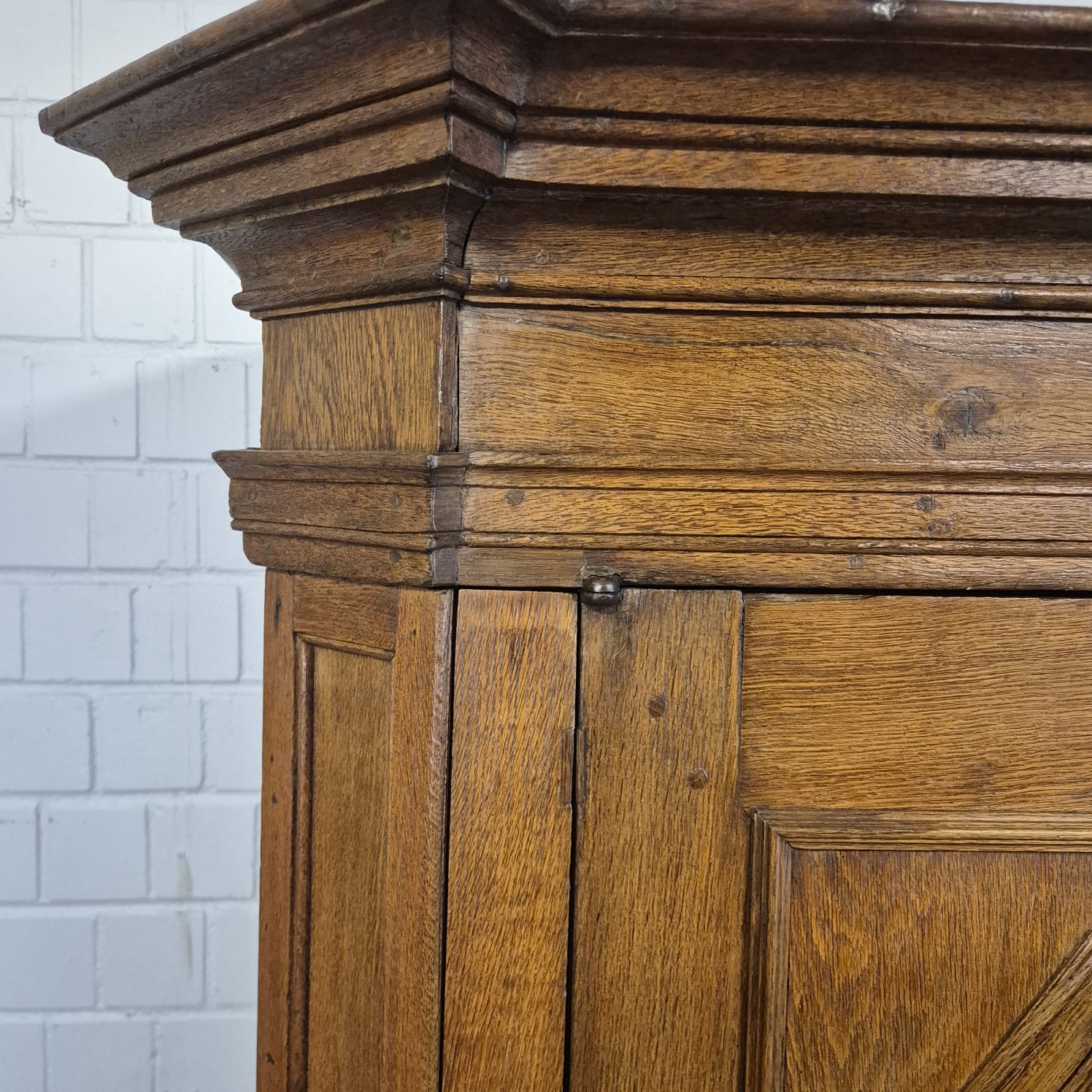 Schrank Kleiderschrank Barock 1770 Eiche – Bild 7