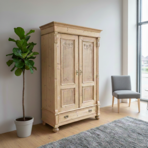 Schrank Kleiderschrank Jugendstil 1900 Kiefer