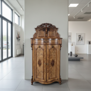 Vertiko Aufsatzvertiko Louis Philippe 1860 Nussbaum