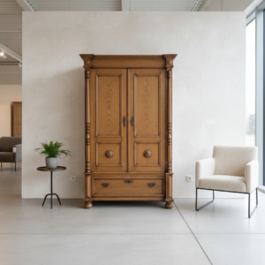 Schrank Kleiderschrank Gründerzeit 1880 Eiche